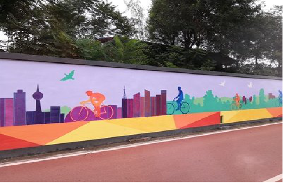 简阳墙体彩绘-围墙