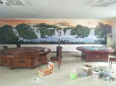 简阳墙绘-写实风景