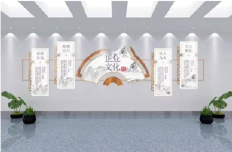 简阳企业文化墙设计的核心要素。