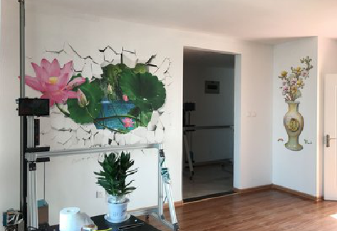 简阳墙体彩绘相比墙纸的优势。