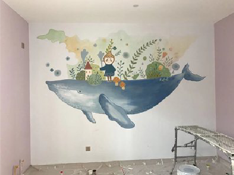 简阳手绘墙的特点及优势。