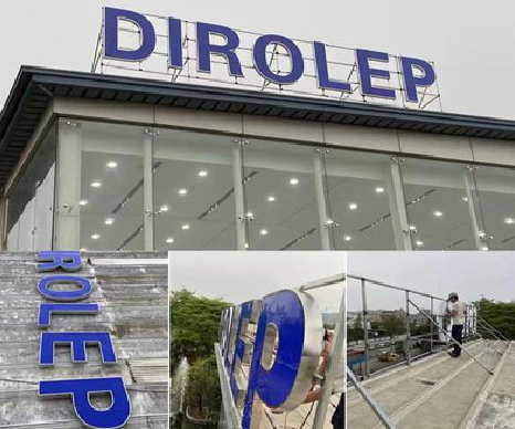 简阳楼顶发光字安装的注意事项。